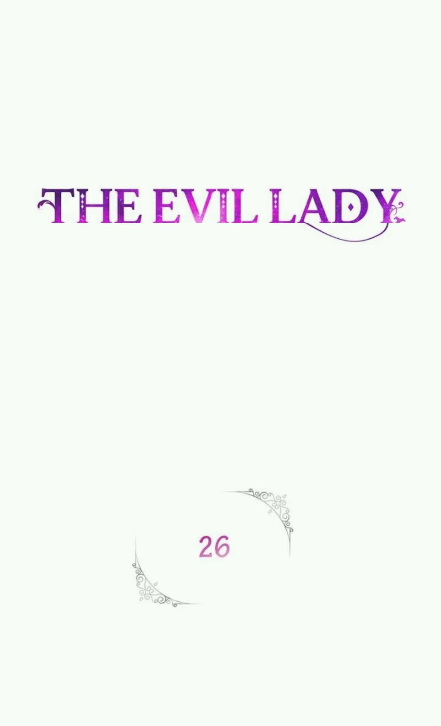 The Evil Lady Will Change (Official)-Chapter 26